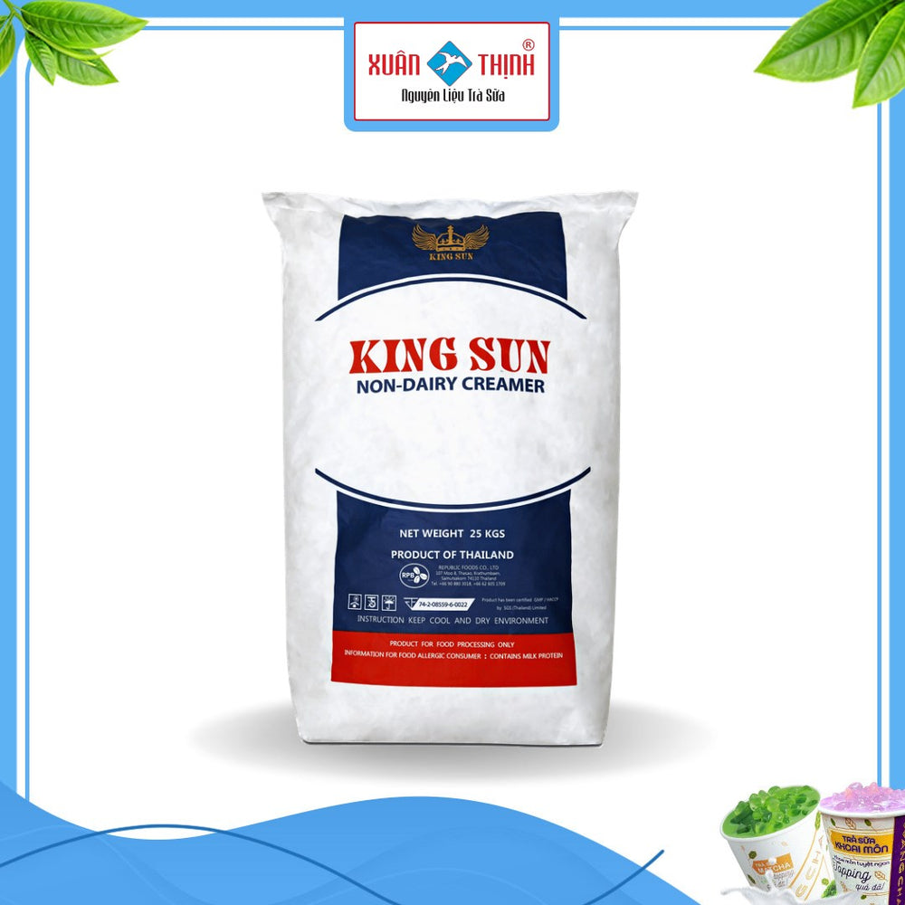 Bột Pha Trà Sữa Thái Lan Kingsun Bao 25kg