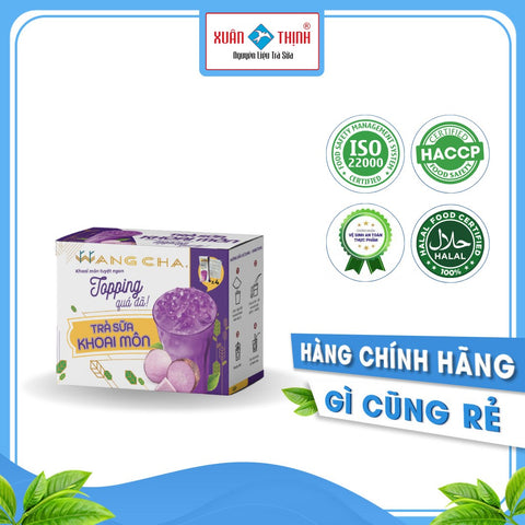 Hộp Trà Sữa Wangcha Vị Khoai Môn