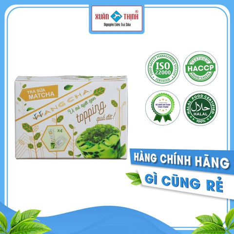 Hộp Trà Sữa Wangcha Vị Matcha