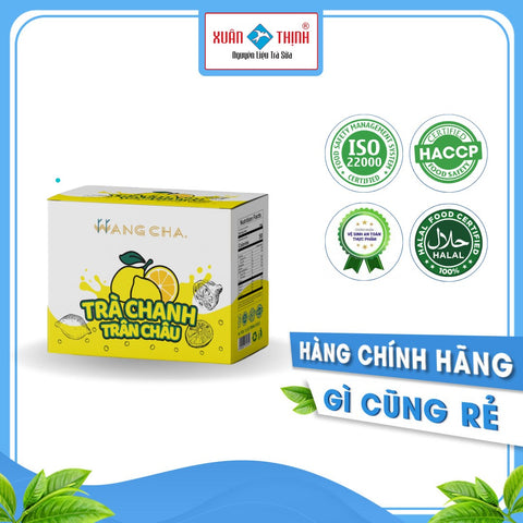 Hộp Trà Trái Cây Wangcha Tiện Lợi Vị Chanh