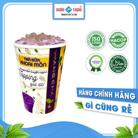 Ly Trà Sữa Wangcha Vị Khoai Môn