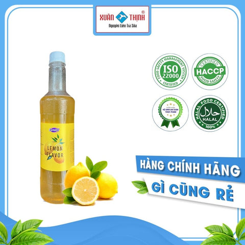 Syrup pha chế Eurodeli - Nhập khẩu 100% từ Đài Loan - Đồ uống hấp dẫn - Hương Chanh
