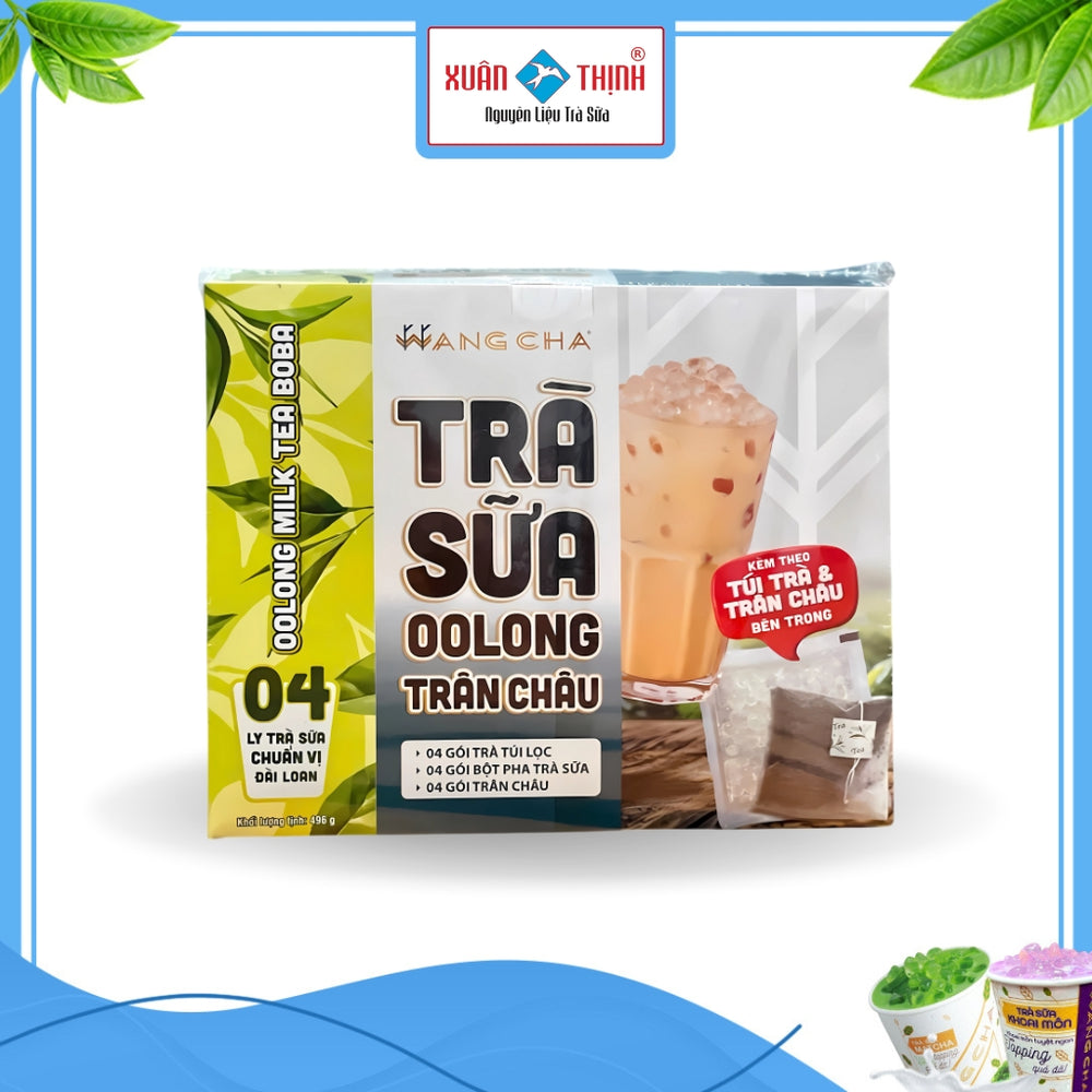 Hộp Trà Sữa Wangcha Tiện Lợi Vị Olong