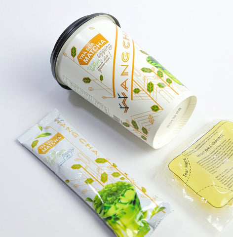 Ly Trà Sữa Wangcha Vị Matcha