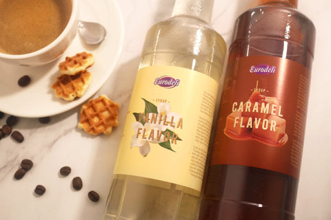 Syrup pha chế Eurodeli - Nhập khẩu 100% từ Đài Loan - Đồ uống hấp dẫn - hương Vanilla
