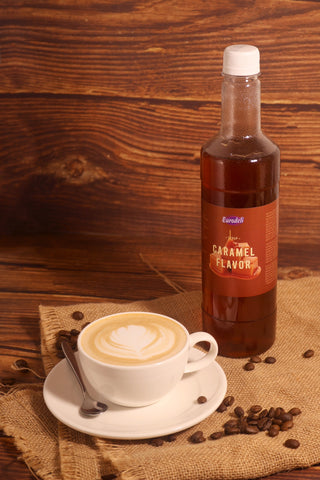 Syrup pha chế Eurodeli - Nhập khẩu 100% từ Đài Loan - Đồ uống hấp dẫn - Hương Caramel